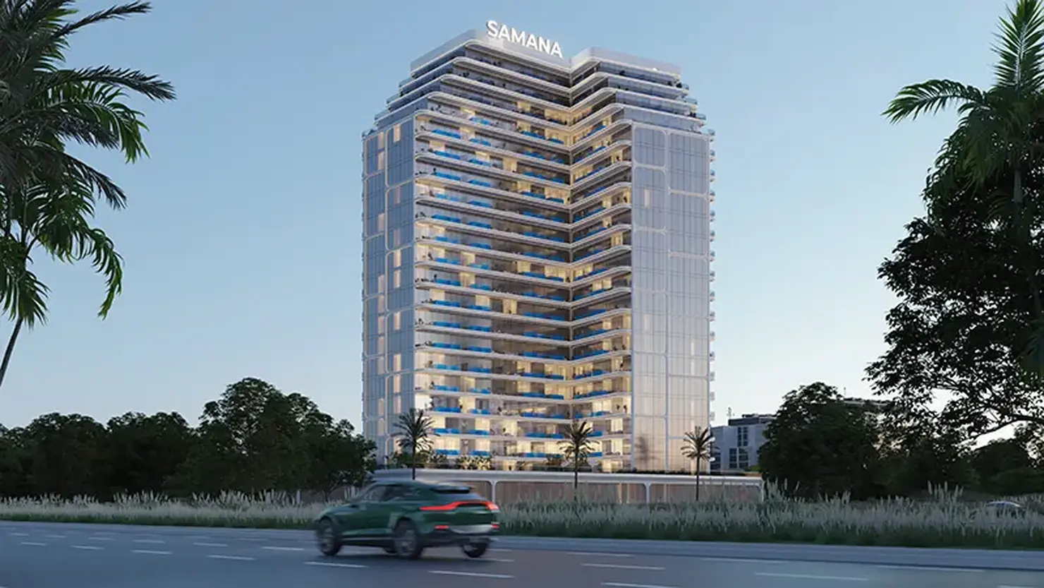 Samana Lake Wiews 2 в Дубайский производственный город (IMPZ)
