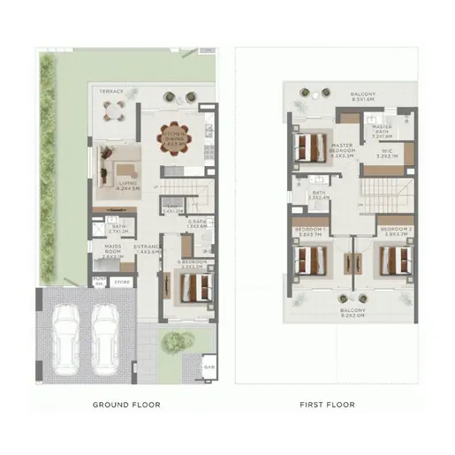 The Heights Country Club and Wellness  - Floor plans: 4 Bedrooms