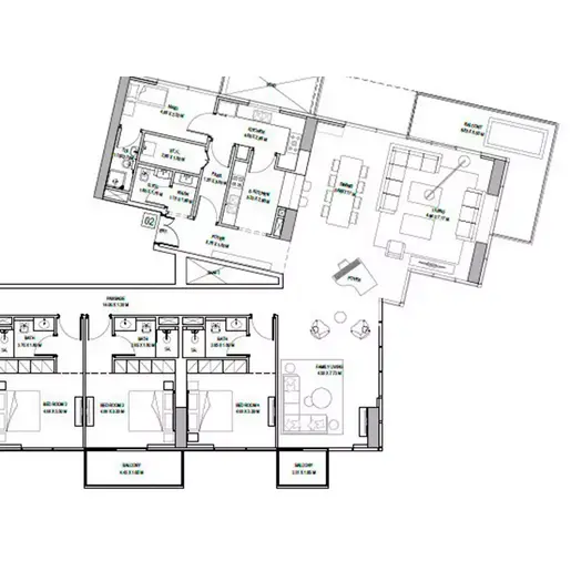 The Waterway  - Floor plans: 4 Bedrooms