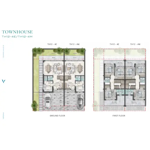 Verona - Floor plans: 4 Bedrooms