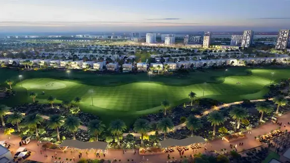 Вечнозеленые растения в Damac Hills 2 (Akoya от Damac) photo 2