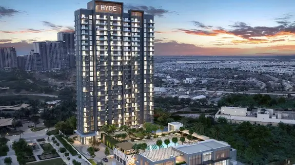 Hyde Residences в Dubai Hills Estate в Дубай Хиллс Эстейт photo 4
